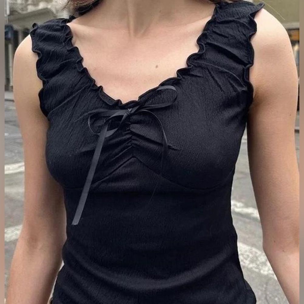 Brandy Melville Black Melina Top